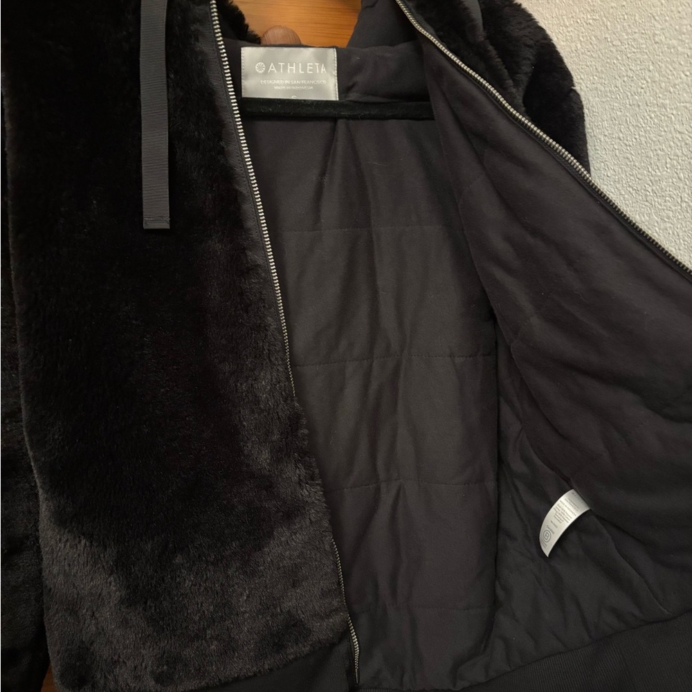 Athleta Black Ritual Zip-Up Hoodie Jacket Size S New Condition - Picture 5 of 11